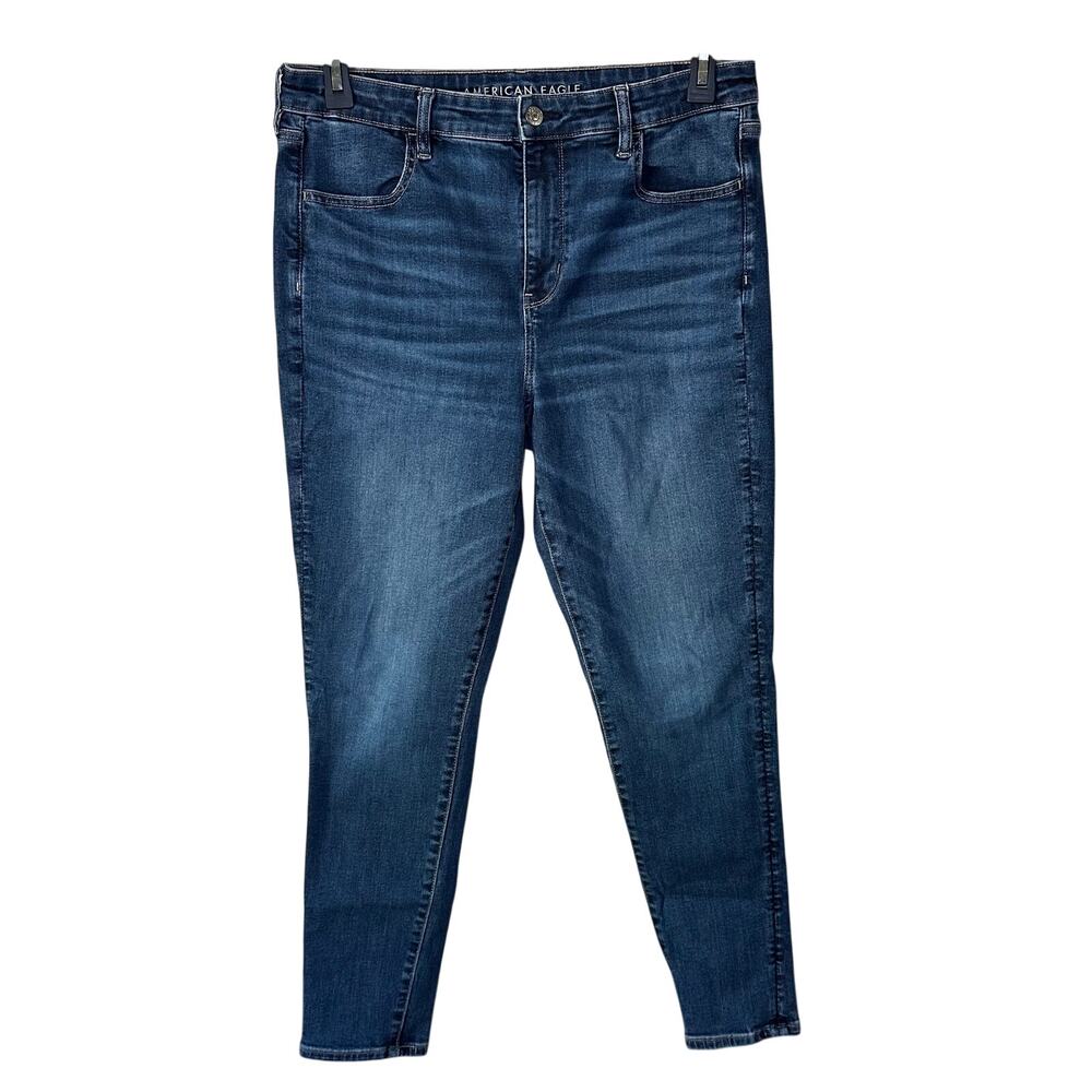 American Eagle High Rise Jegging Next Level Stretch Dark Wash Jean 16R